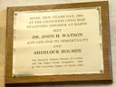 Sherlock Holmes Society of London - Holmes, Sherlock - Watson, Doctor John (id=1007)